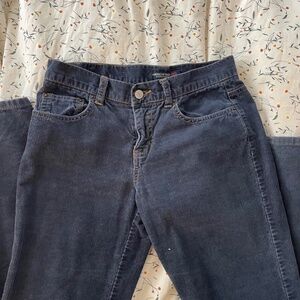 Navy blue corduroy jeans